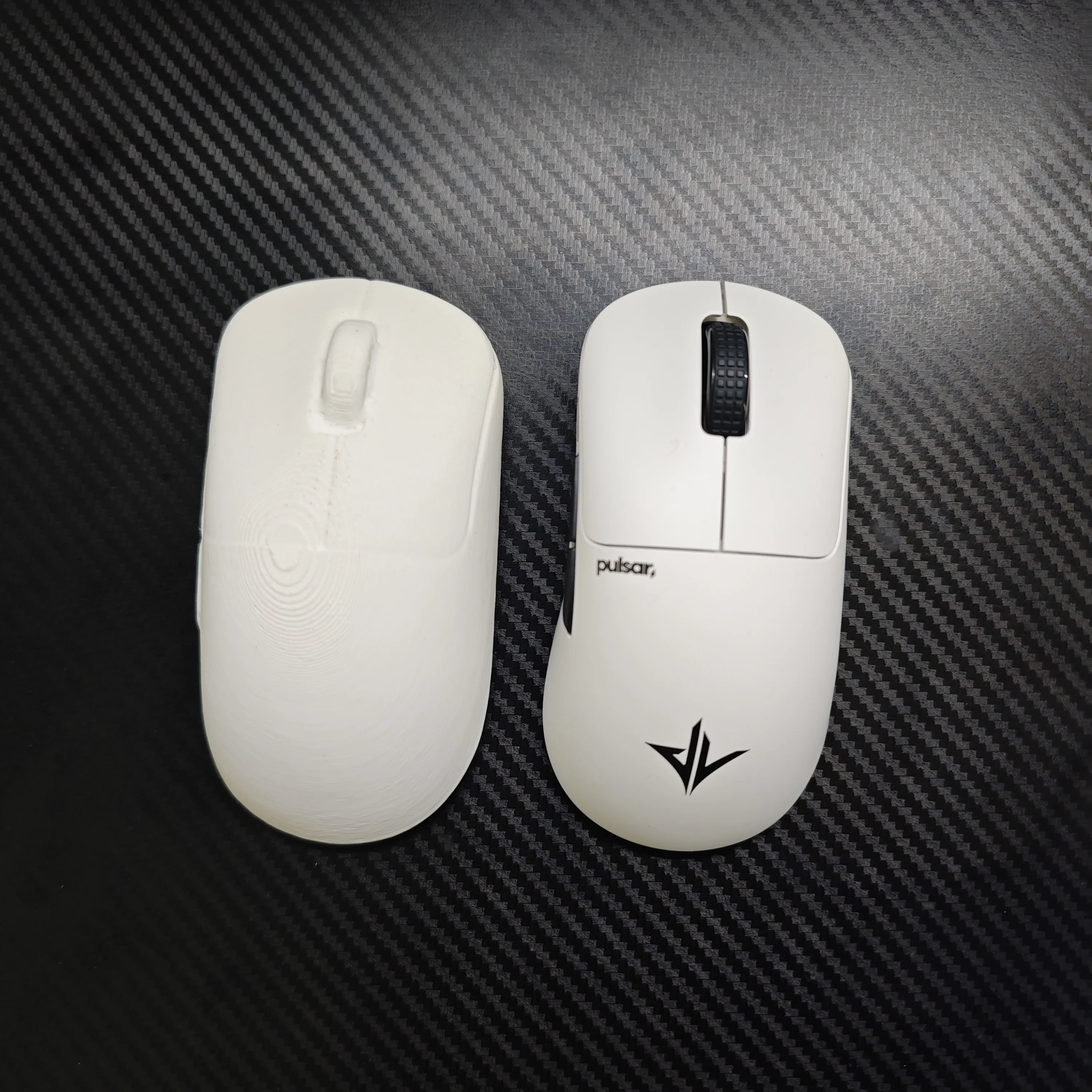 Keebox Mouse نموذج طباعة ثلاثية الأبعاد لاختبار الشعور اليدوي لألعاب FPS لمشغل CS2 Valorant لنموذج ماوس Zowie Logitech Razer