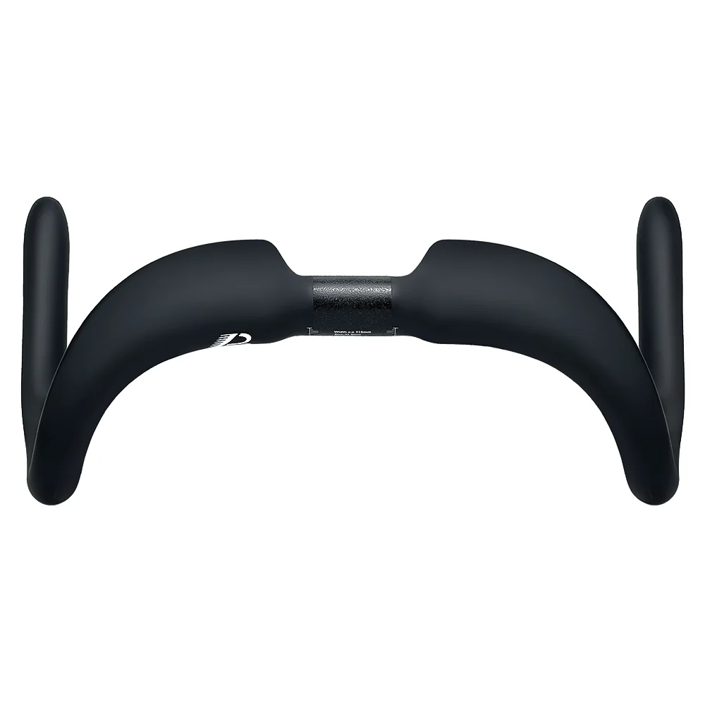 BALUGOE Carbonfaser-Rennradlenker Sprint Match Fahrradlenker TT Bike Lenker Fest Schwarz Matt 31,8mm Sport UCI – Detail 7