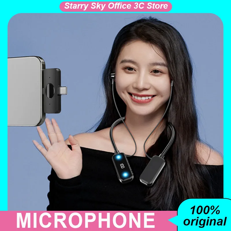 

Lavalier Microphone Integrated Earphone and Microphone Wireless Noise Reduction for Outdoor Live Streaming Chatting Karaoke