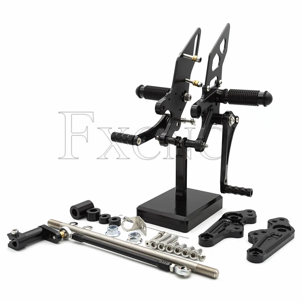 

For Honda Monkey bike Z125 Z 125 2018-2020 2019 Motorcycle Rearset Footrest Footpeg Adjustable Aluminum Rear Set Footrest Pedal
