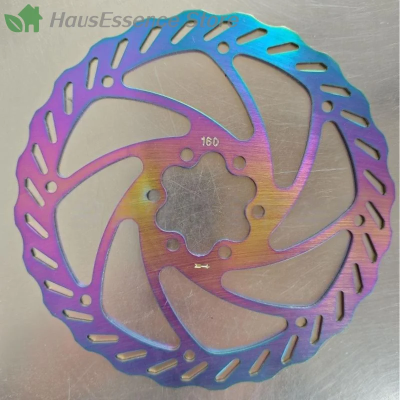 ※Premium 1 Set Road Bicycle Parts Bike Disc Brake Rotors 160mm With Bolts Oil Slick Hydraulic Brake Fit For Mt200