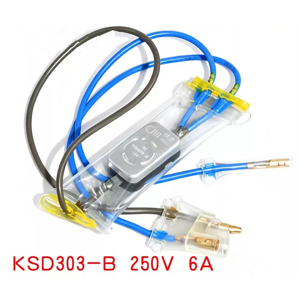For refrigerator air cooled bimetallic strip KSD303-B double arrow 3-wire negative -14 degree square defrosting temperature cont