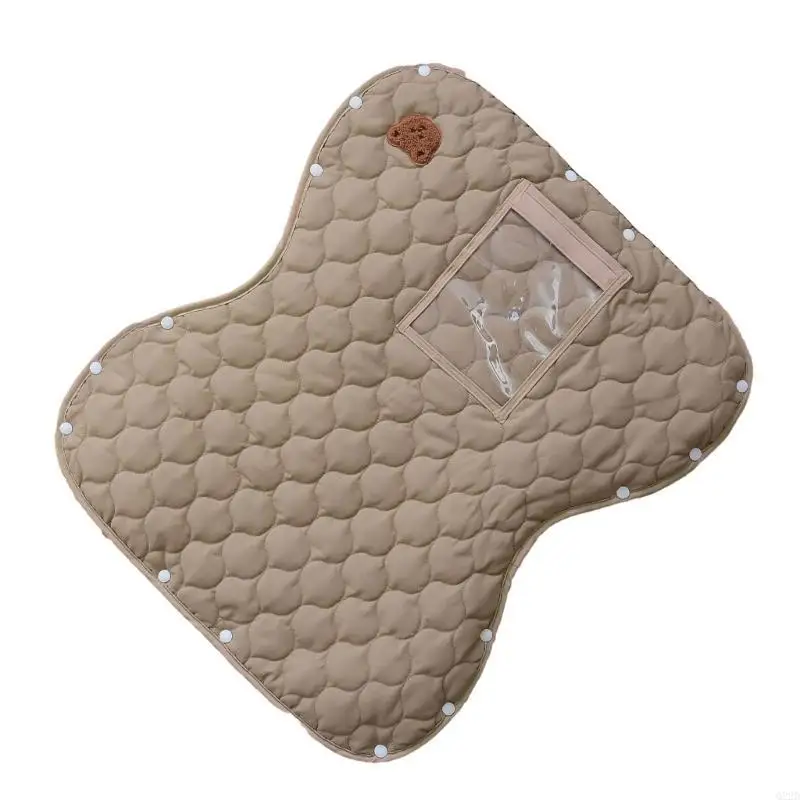 

Q22D Soft and Water Resistant Baby Stroller Warm Gloves Toddlers Pushchair Hand Warmers Cartoon Bear Pushchair Hand Muff