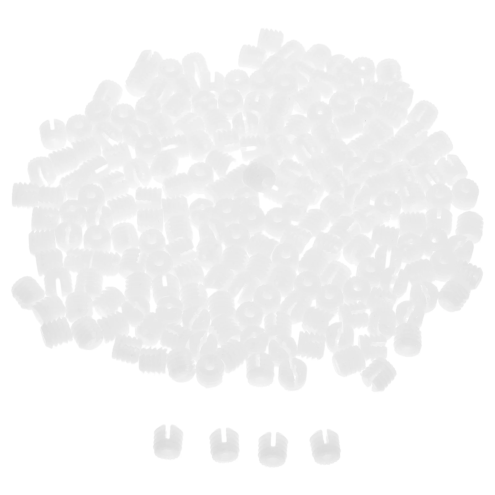 

Cabinet Hinge Connection Parts Hardware Dowel Insert White Nylon Plastic Inserts