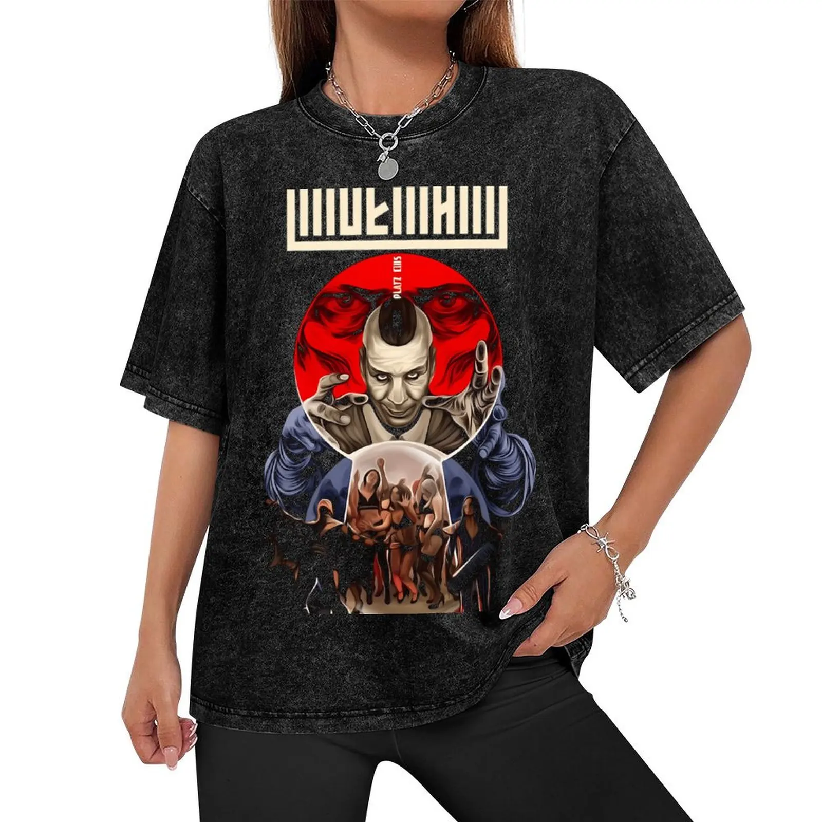 LINDEMANN BAND (1) T-Shirt Anime t-shirt Blouse vintage clothes compression shirt men