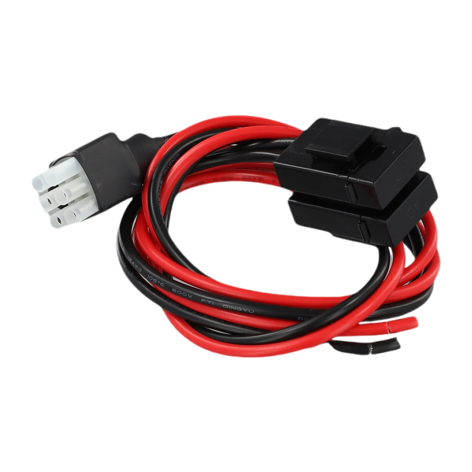 30Amp 6Pin Power Cable for ICOM Alinco Transceivers 1m Length Shortwave Power Cord with 30A Fuse Series Compatible