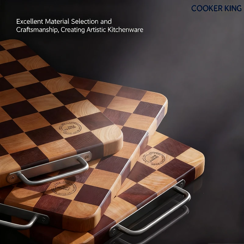 

COOKER KING Круглая разделочная доска, разделочная доска из красного сандалового дерева, разделочная доска для овощей, бытовая разделочная доска, разминающая доска.