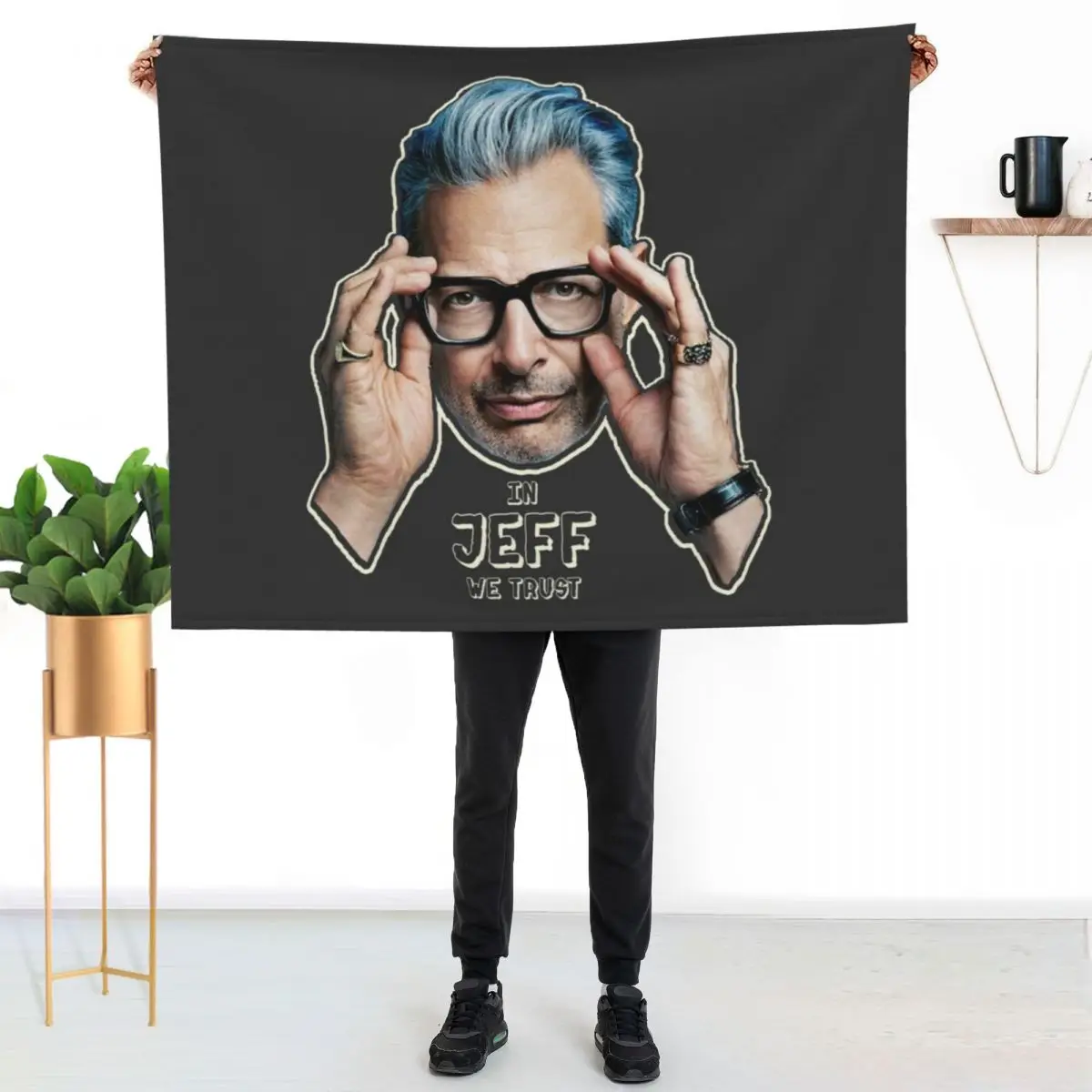 

Jeff Goldblum Throw Blanket Lightweight Cozy Blanket for Bed Sofa