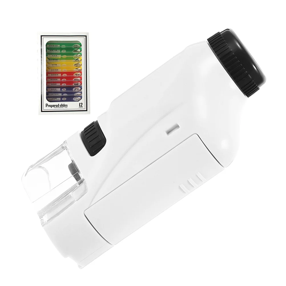 

1 set Pocket Microscope For Kids Science Educational Tool Portable Biological Observing Device Beginner Magnifier Lab Experiment