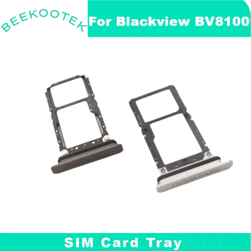 Original Blackview BV8100 SIM Card Tray Slot SIM Card Tray Holder  Card reader Adapter Accessories For Blackview BV8100 Phone