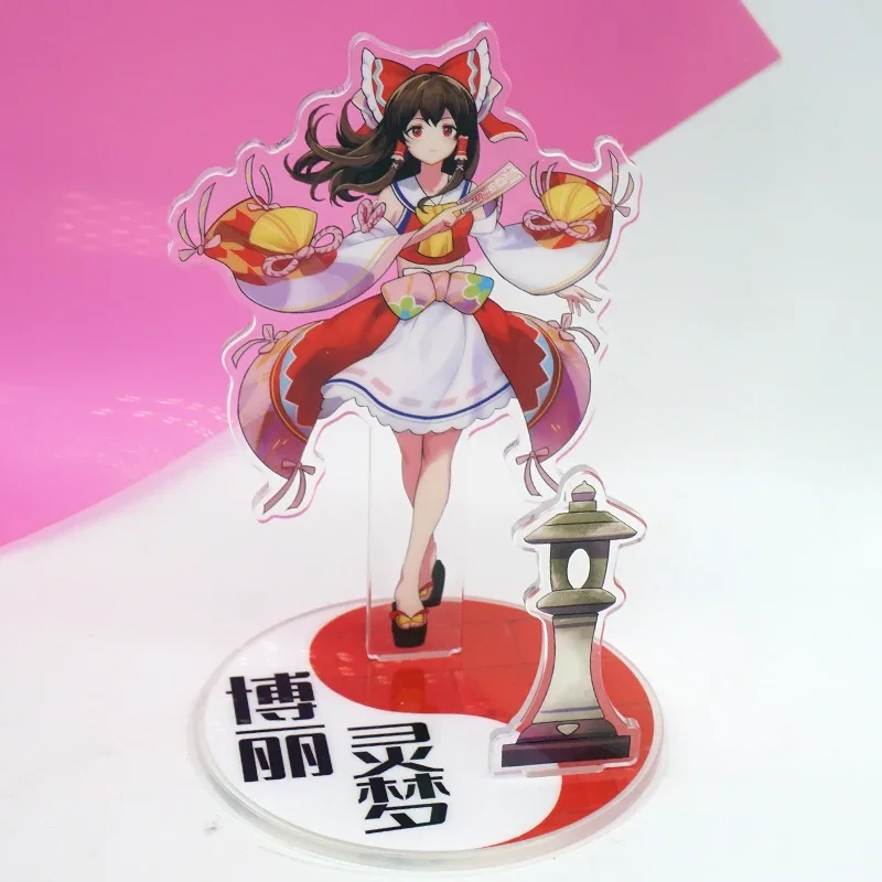 Game TouHou Project Hakurei Reimu Scene Acrylic Stand Figure Model Cosplay Anime Tabletop Decoration Toy