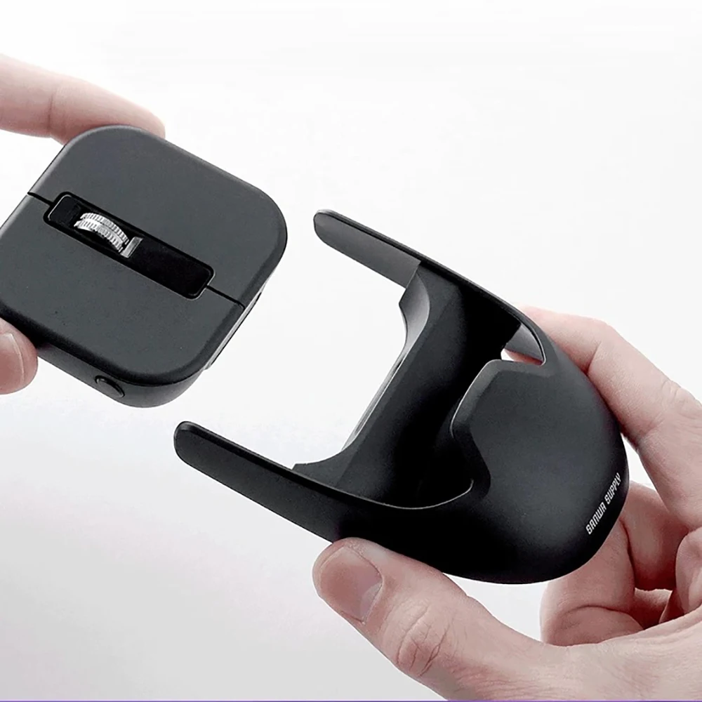 2 Modes 2.4G Bluetooth Wireless Mini Mouse Magnetic Detachable Portable Suitable for Commuting and Outdoor / Mobile Phones PAD