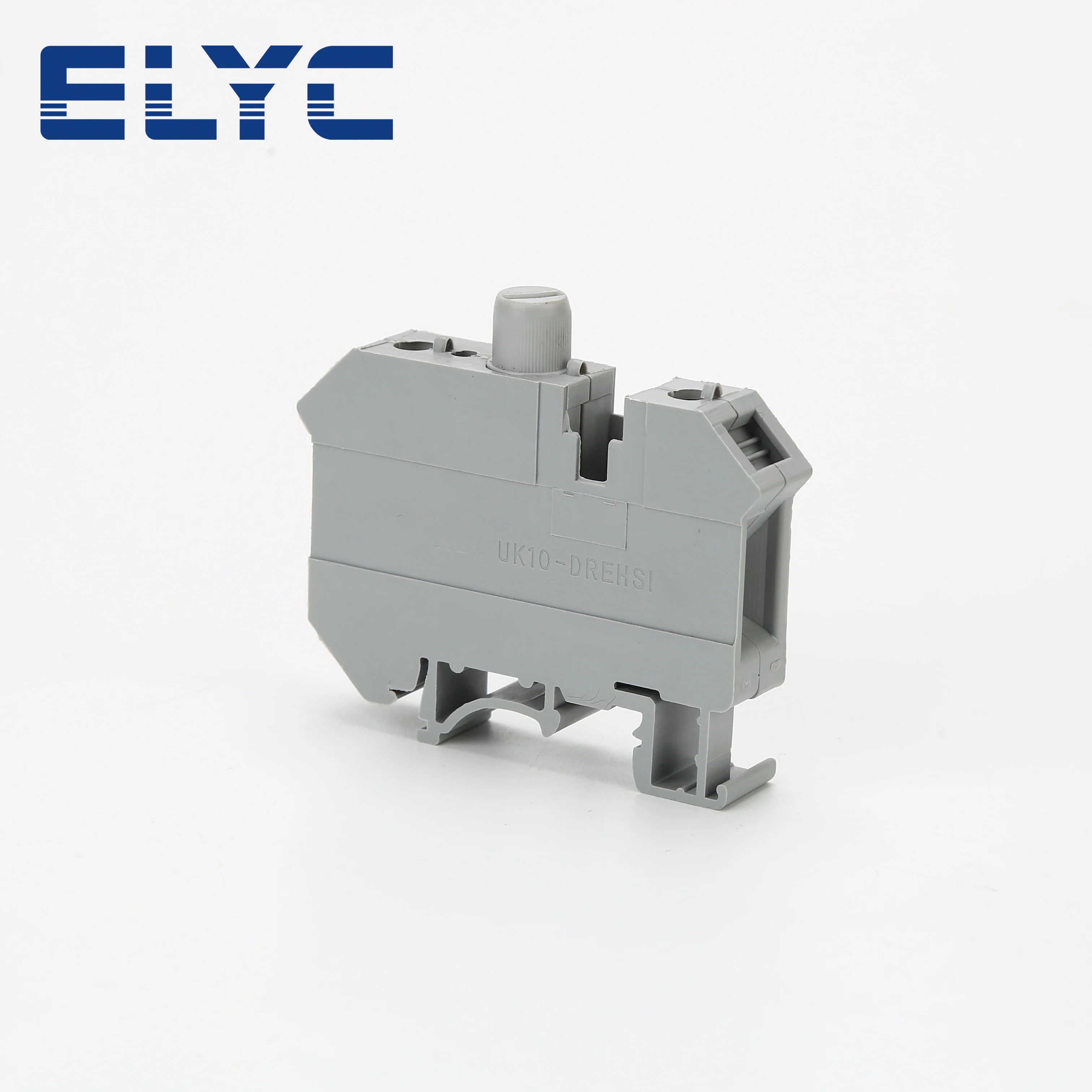 10Pcs UK10-DREHSI Electrical Connector UK10 Screw Cap Din Rail Terminal Block UK 10-DREHSILED