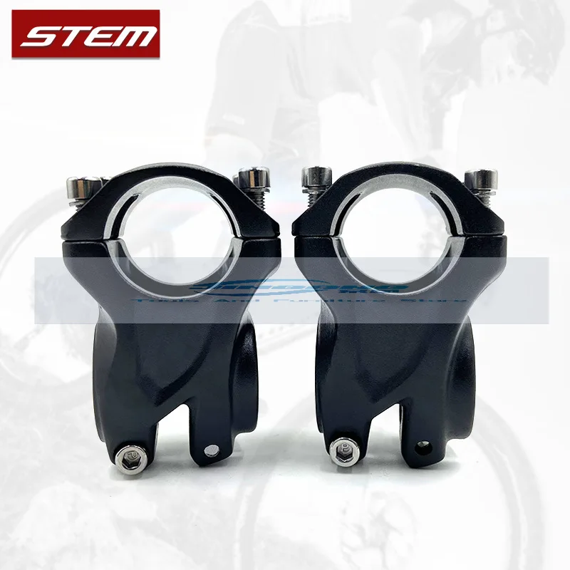 مقبض دراجة جبلية لركوب الدراجات ثلاثي الأبعاد من سبائك الألومنيوم المزورة وخفيفة الوزن للغاية وقصيرة 31.8 مم ملحقات دراجة الطريق