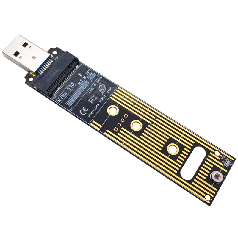 Адаптер M.2 NVME SSD-USB 3,1, PCI-E-USB-A 3,0, карта внутреннего преобразователя 10 Гбит/с, USB3.1 Gen 2 для Samsung 970 960