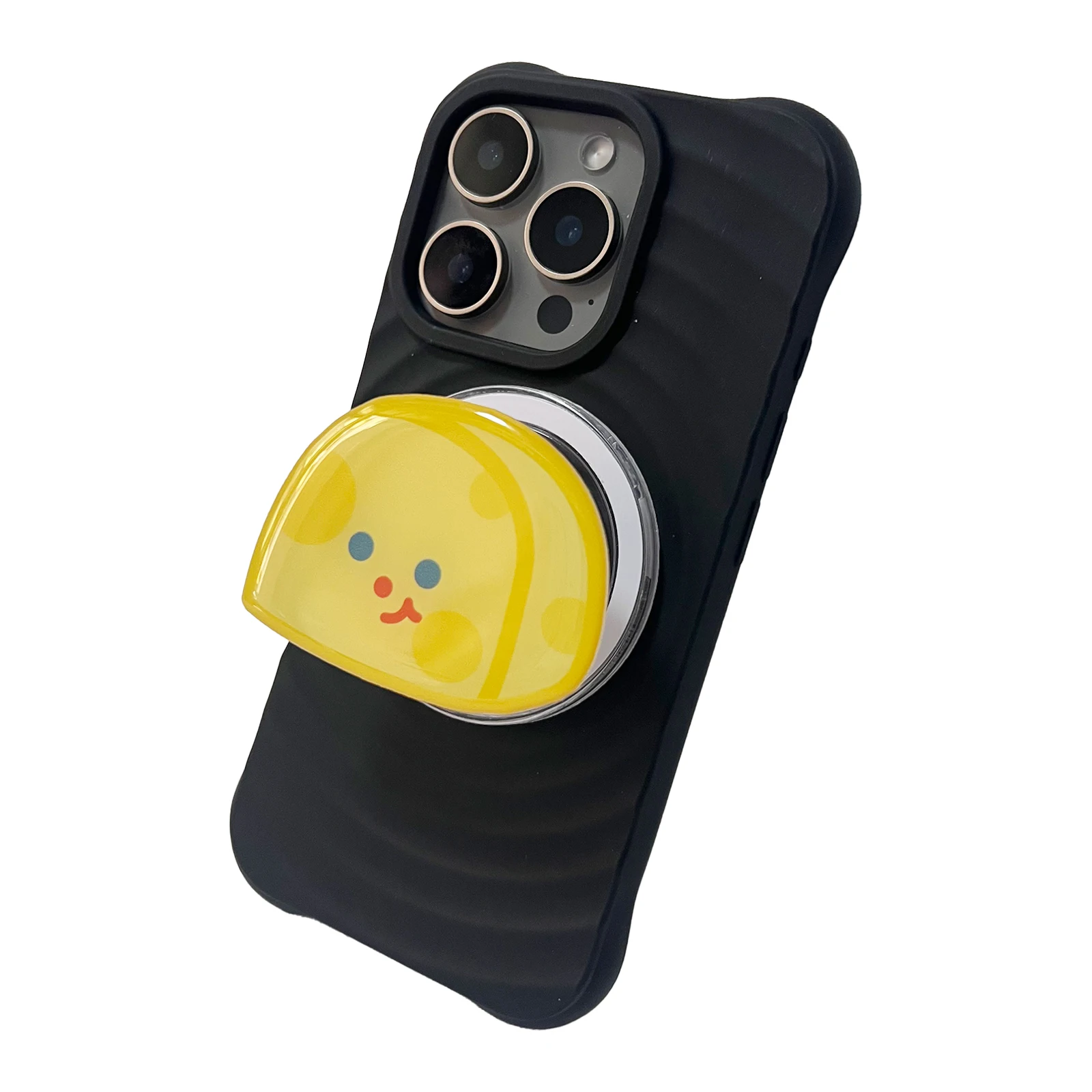 

Милый квадратный держатель для телефона в форме хлеба Griptok, поддержка iPhone 17, 16PM, чехол для Samsung, кронштейн, подарок для девочки