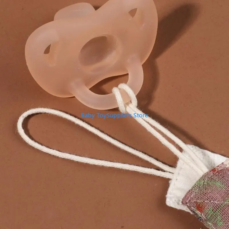 

R1WF Infants Soother Clip Rope Comfortable Baby Pacifier Leash Secure Toy Attachment Lanyard Belt Fall Prevention Strap