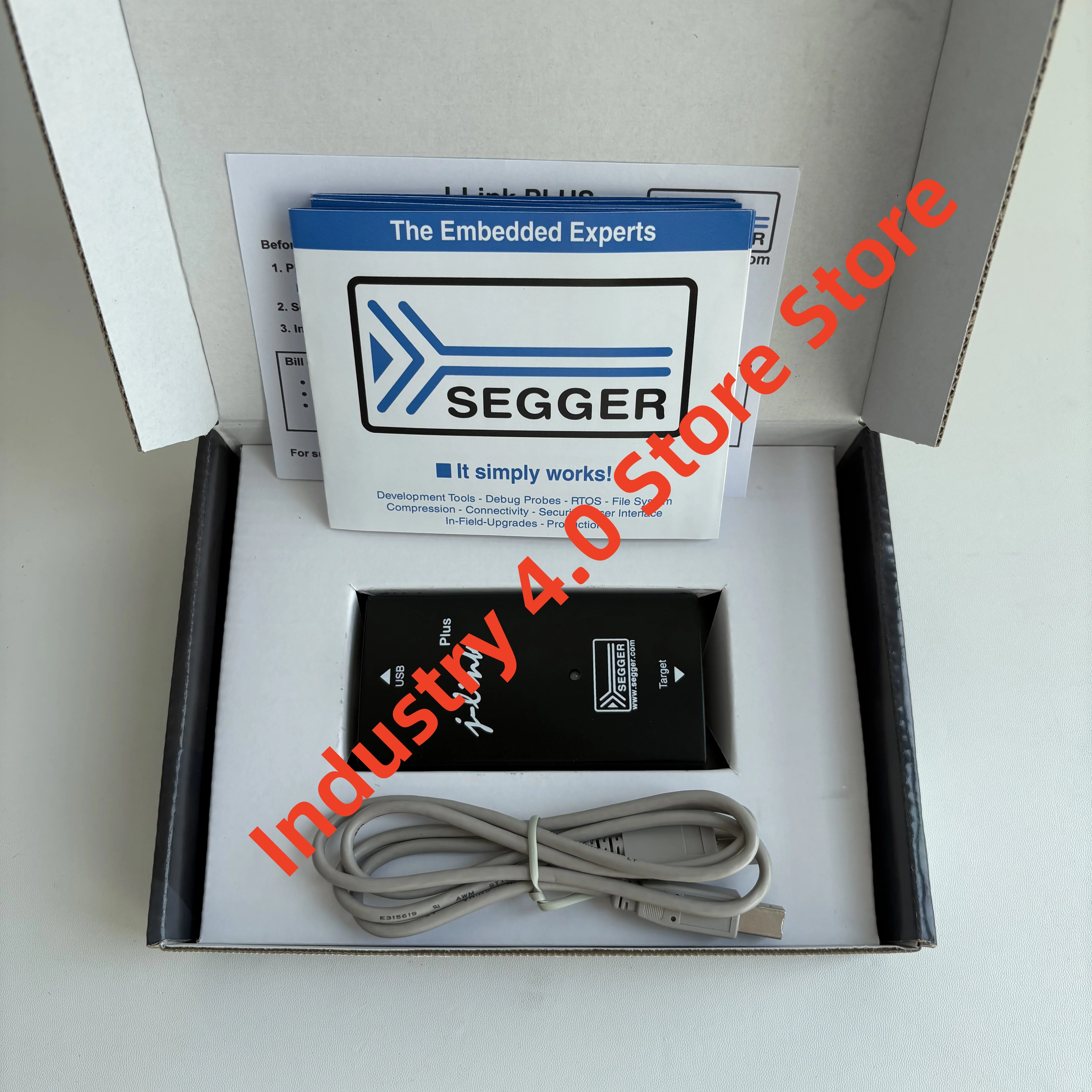 ใหม่ต้นฉบับ J-link Plus 8.08.28 เครื่องจําลองการเผาไหม้