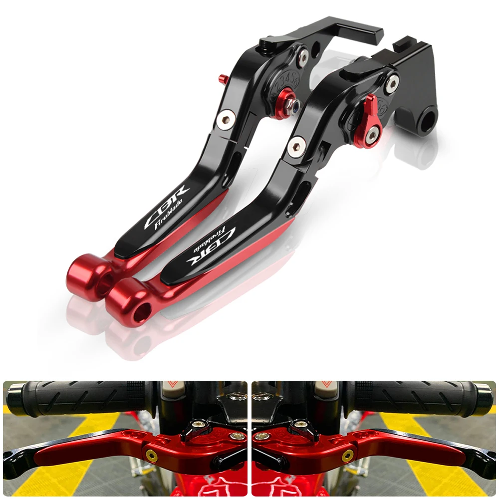 For Honda CBR1000RR FIREBLADE 2008-2022 Adjustable Folding Brake Clutch Lever Handlebar Grip Handle Lever Motorcycle Accessories