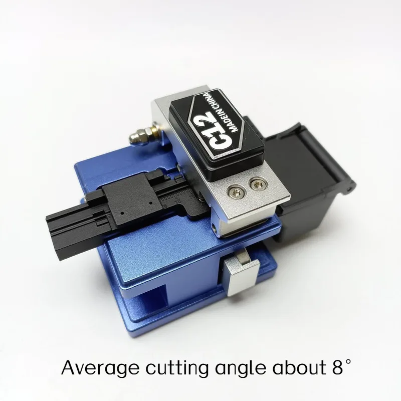 Original C12 Fiber Optic Cleaver High-Precision Optical Cutter Automatic Return With Waste Fiber Slot FTTH