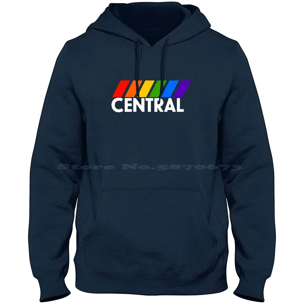 Central 100% Pure Cotton Hoodie Tshirt Central Itv