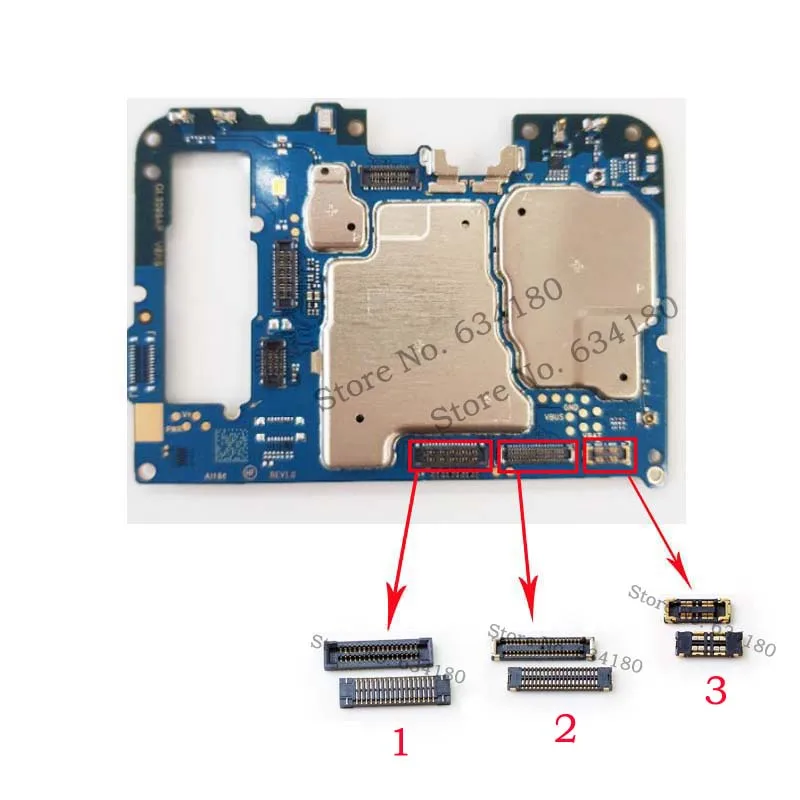 LCD Display Screen FPC Connector For Samsung Galaxy A02S SM-A025U A025G USB Charger Charging Contact Plug connector