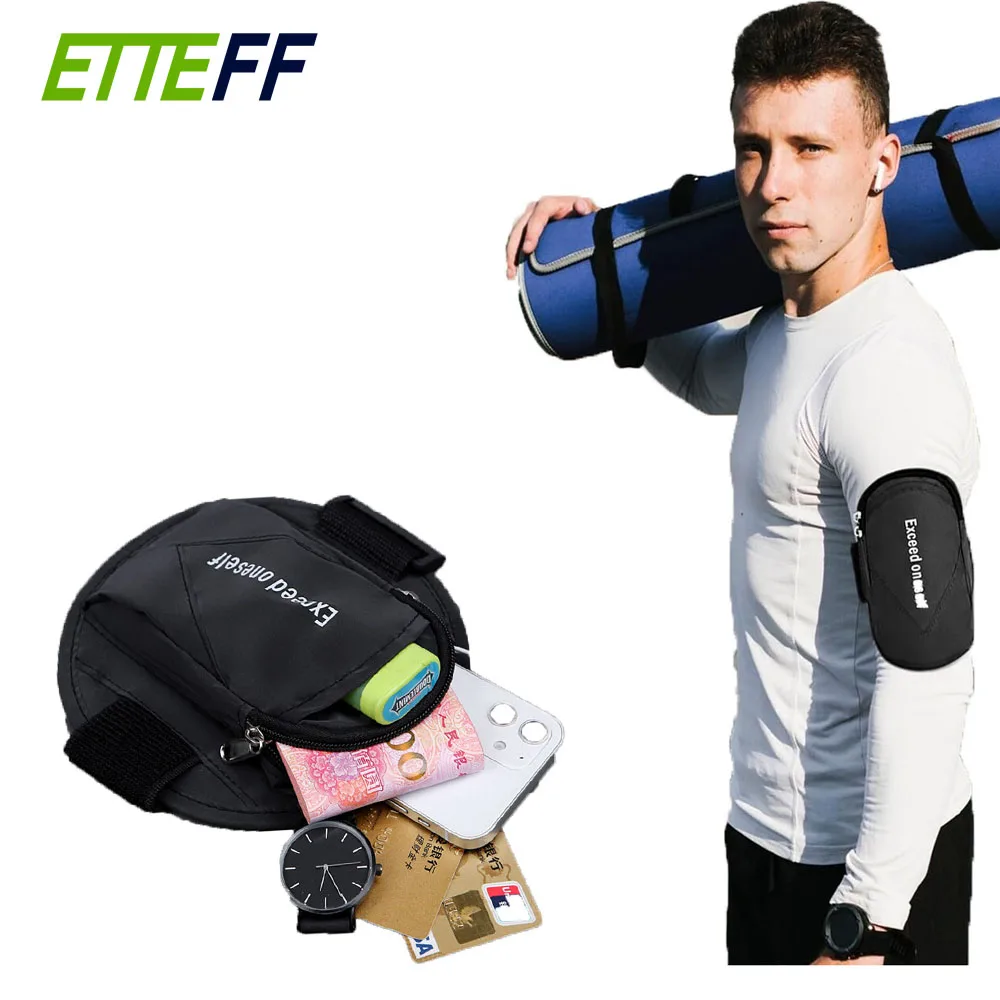 

1PCS Reflective Waterproof Armband Phone Holder for Running&Gym-Adjustable Fitness Pouch w/Zipper,Cycling Hiking Workout Sports