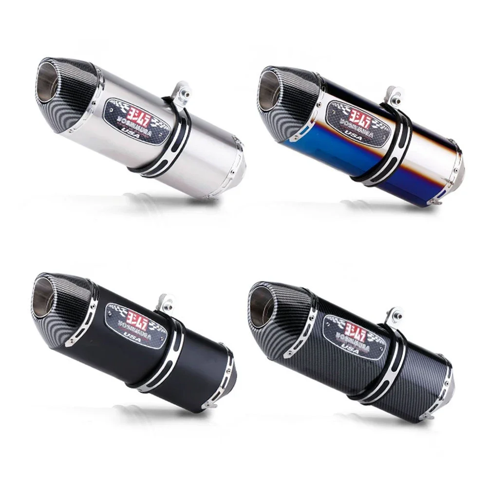 

Universal Motorcycle Exhaust Escape System 250SR Z900 GSX250R MT09 Modified Exhaust Pipe All Carbon Fiber