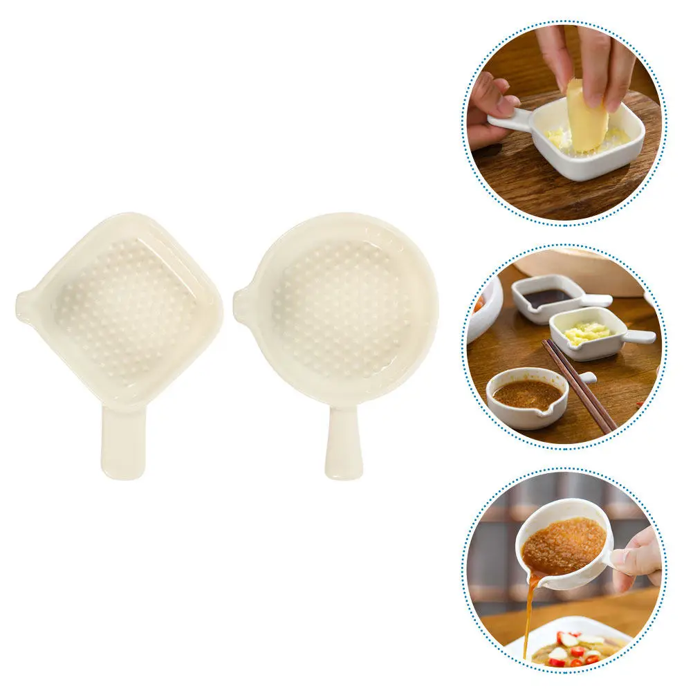 

Набор из 2 маленьких керамических соусниц для закусок, фруктов, десертов, удобные контейнеры для приправ для кухни и столовой