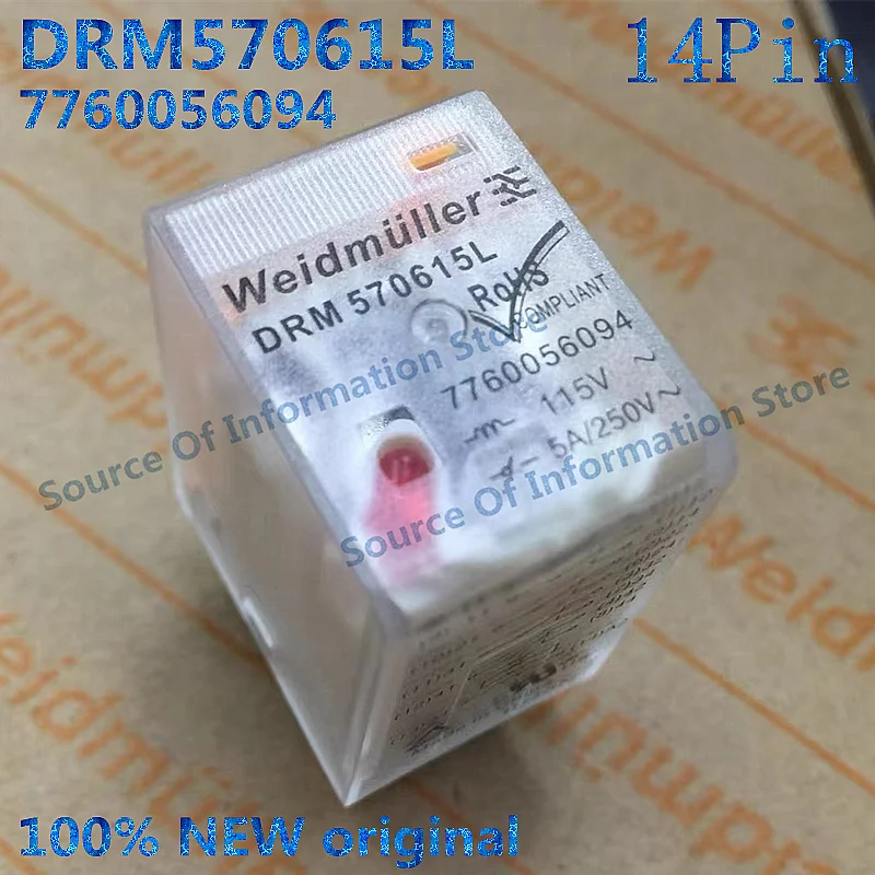 5PCS Relay DRM570615L AC110V 14Pin 7760056094 100% New original