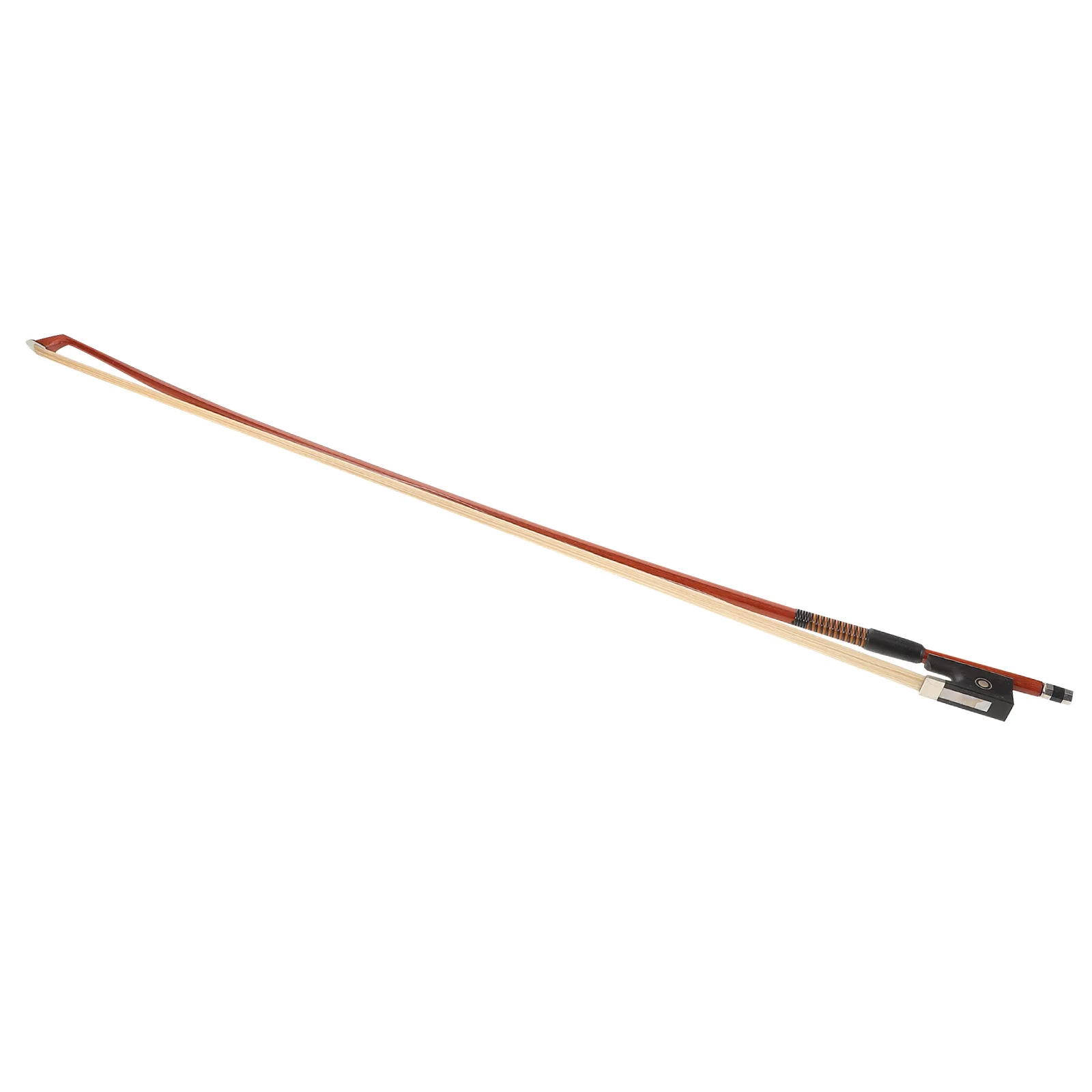 

Beginner Violin Bow Wooden Construction Natural Horsehair Oxford Silk Grip for Practice School Ensemble Performance Use