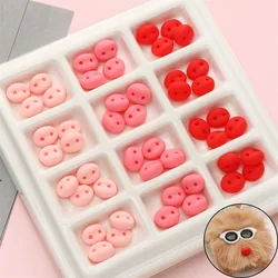 20pcs/lot Best Pink pig nose simulation jewelry patch material diy handmade cream mobile phone case decoration material