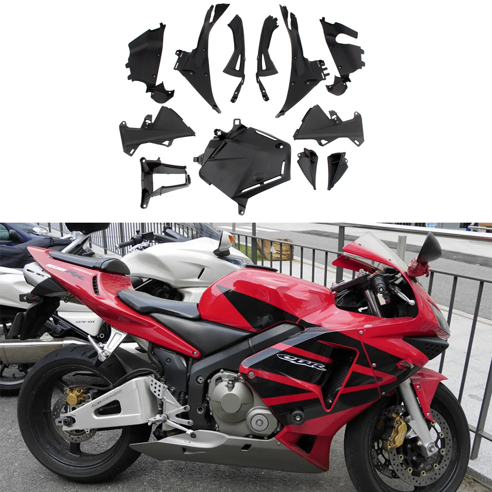 

Raw Black Fairing Inner Covers kit Little Picese Fit For Honda CBR 600 RR F5 2013 2014 2015 2016 2017 2018