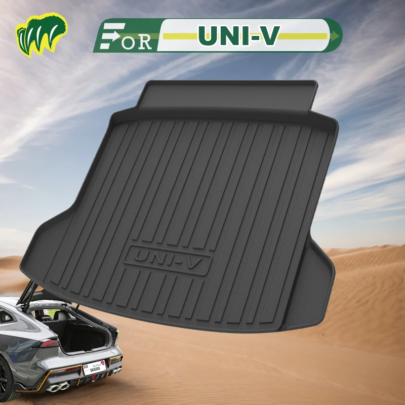 

For Changan UNI-V UNIV IDD 2022 2023 Custom Fit Car Trunk Mat All Season Black Cargo Mat 3D Shaped Laser Measured Trunk Liners