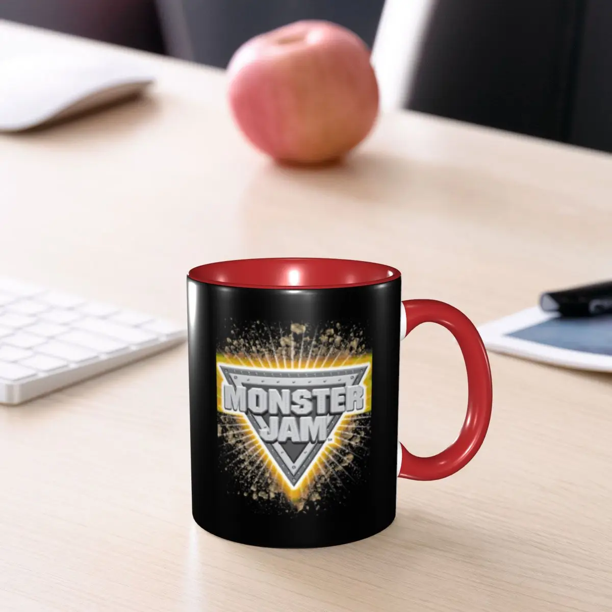 Taza Monster Jam, Divertidas Tazas de Cerámica para Café, Té, Leche, Regalo para Hombre y Mujer