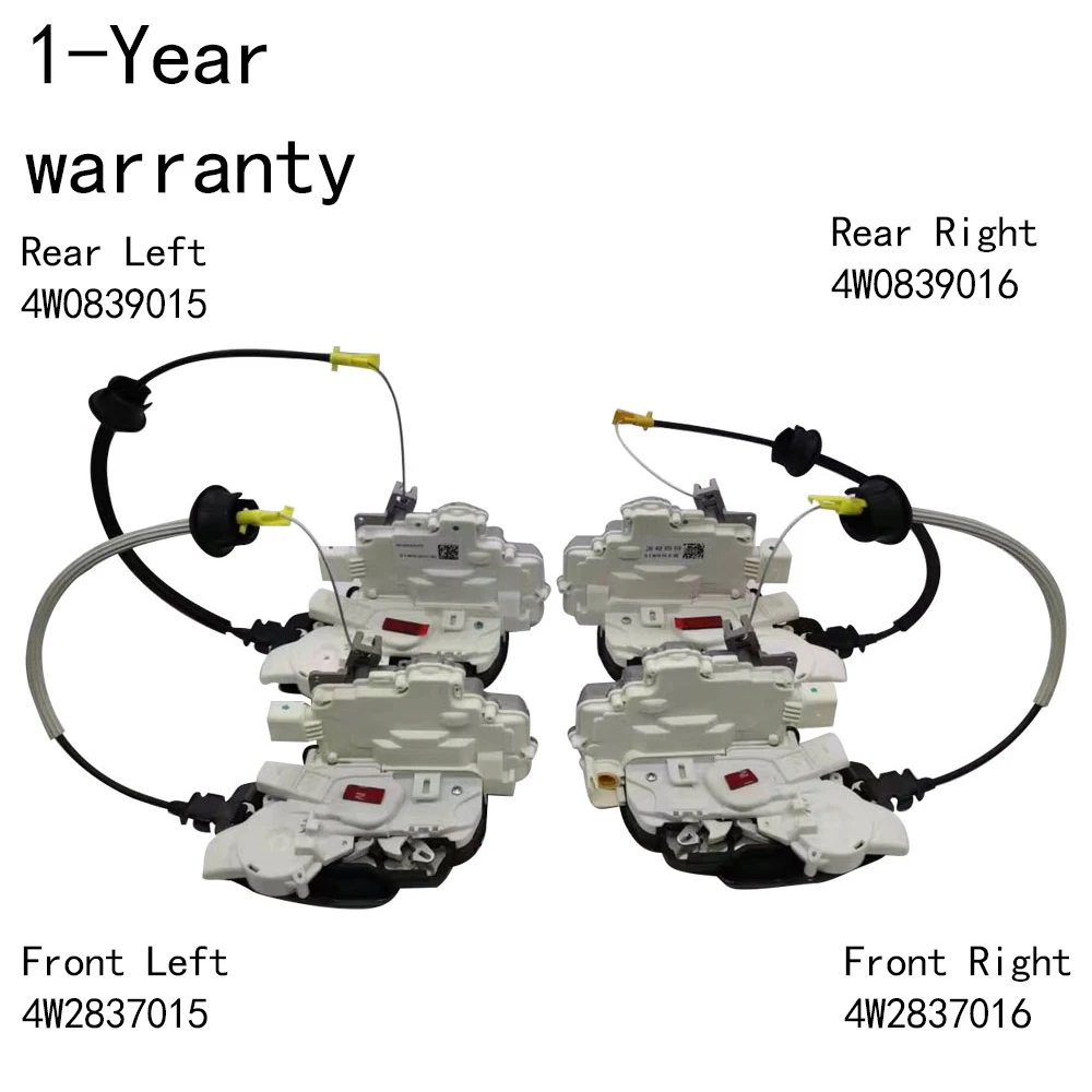 Door Lock Actuator right-hand drive For Bentley FLYING SPUR 4W2837015 4W2837016 4W0839015 4W0839016