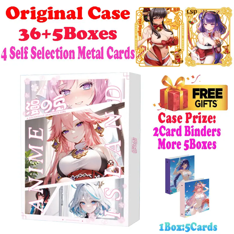 

Оптовая продажа 2024, новейшая коллекция аниме-остров A6, размер карты Goddess Story Waifu Box ACG CCG TCG Doujin, игрушки и подарок для хобби