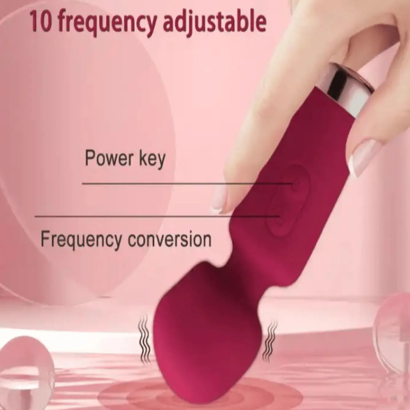 Mini Av Dildo Vibrator 10 Powerful Vibrator G-Spot Vaginal Nipple Stimulator Sex Toys Adult Masturbation Products