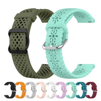 22mm Breathable Band For Xiaomi Watch Strap S4 S3 S2/S1 Pro Active Belt MI Watch 2 Pro/color2 Silicone Bracelet Correa Wristband