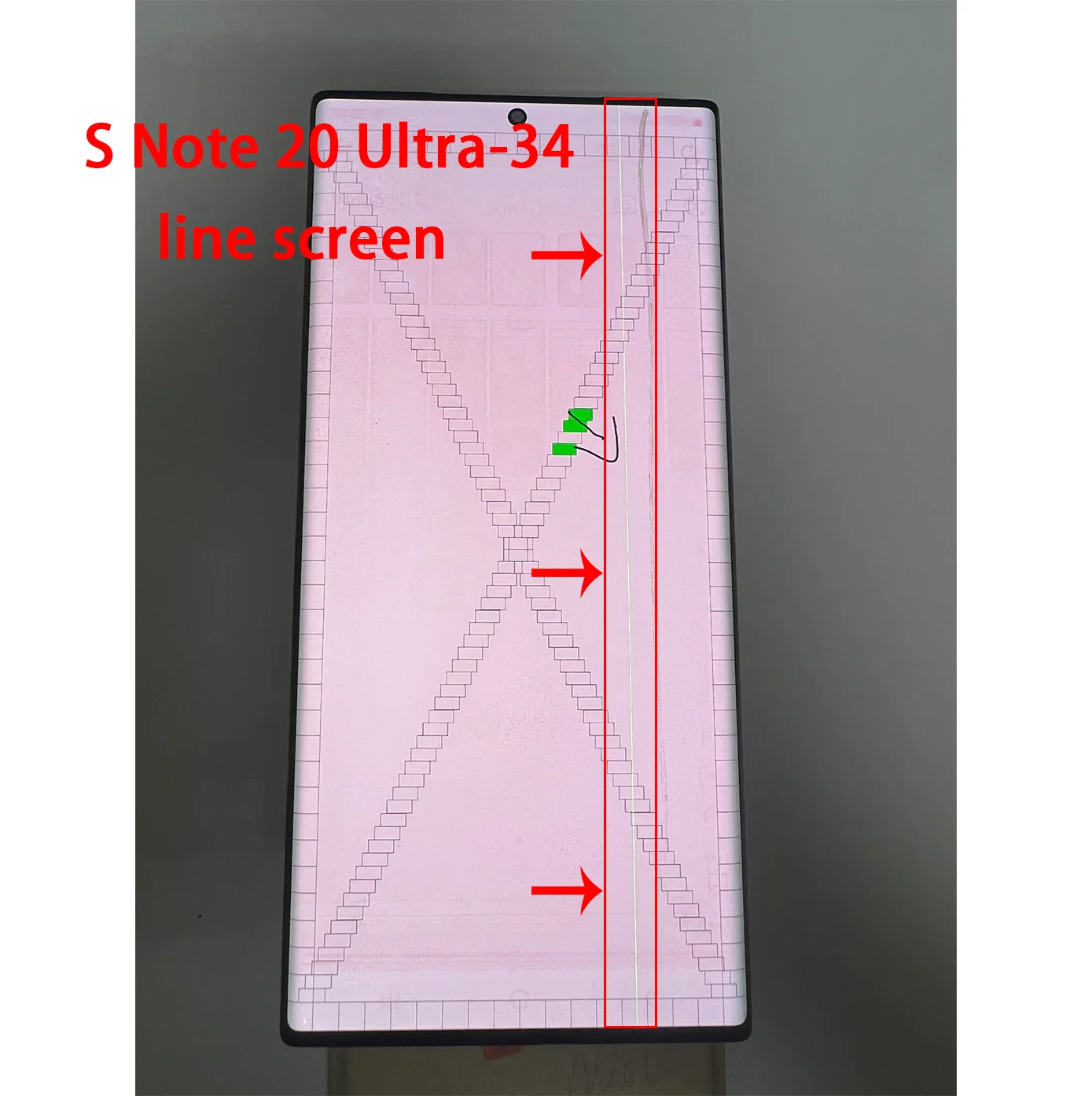 AMOLED For Samsung Galaxy Note 20 Ultra N986F N986B With Dot Line Burn LCD Display Touch Screen No Fra Defective Series Parts - view 4