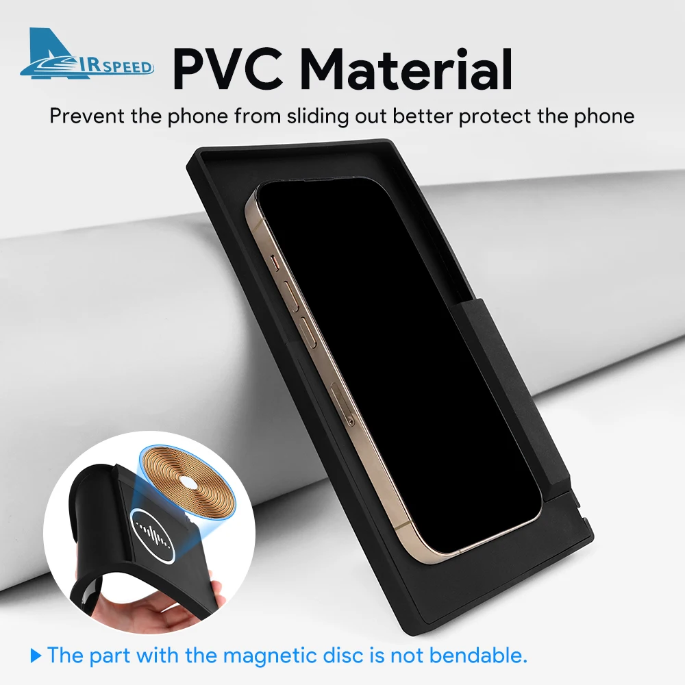Car Wireless Charger For Mitsubishi Outlander 2022 2023 2024 PVC Mobile Phone Charging Holder Fast Wirelessly 15W Board
