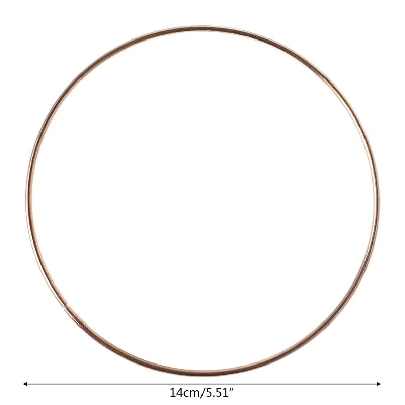 Round Dreamcatch Circle Flower Arrangements Crafts Handmade Handicraft for Home Living Room Lay Out