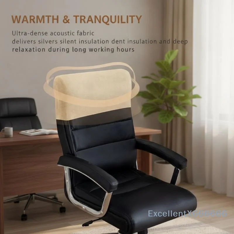 Dust-proof Chair Back Cover Solid Color High Elasticity Backrest Protector Comfortable Velvet Chair Office Headrest