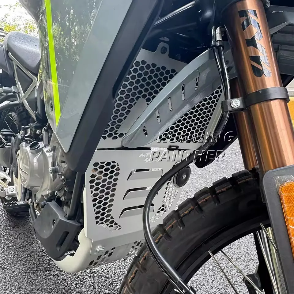 New FOR CFMOTO 450MT MT450 450 MT 450 2023-2025 Motorcycle Engine Water Tank Radiator Grill Oil Cooler Guard Protection Cover