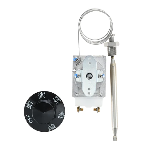 1175 Termostato RX-1-36, 60125401   Termostato para Freidora, para Pitco 60124501 , Imperial 1175, Royal Range 3113-1/4' Caja de material Mpt