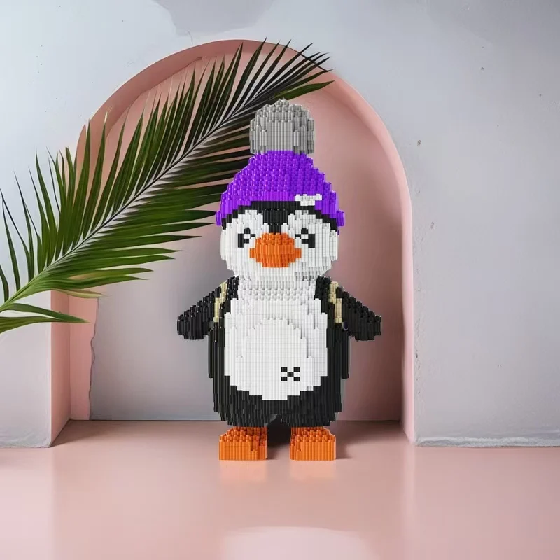 

8265 Pieces of Penguin Series Animal Building Blocks, Pp Plastic, Various Penguins, Etc., Perfect Return Gifts