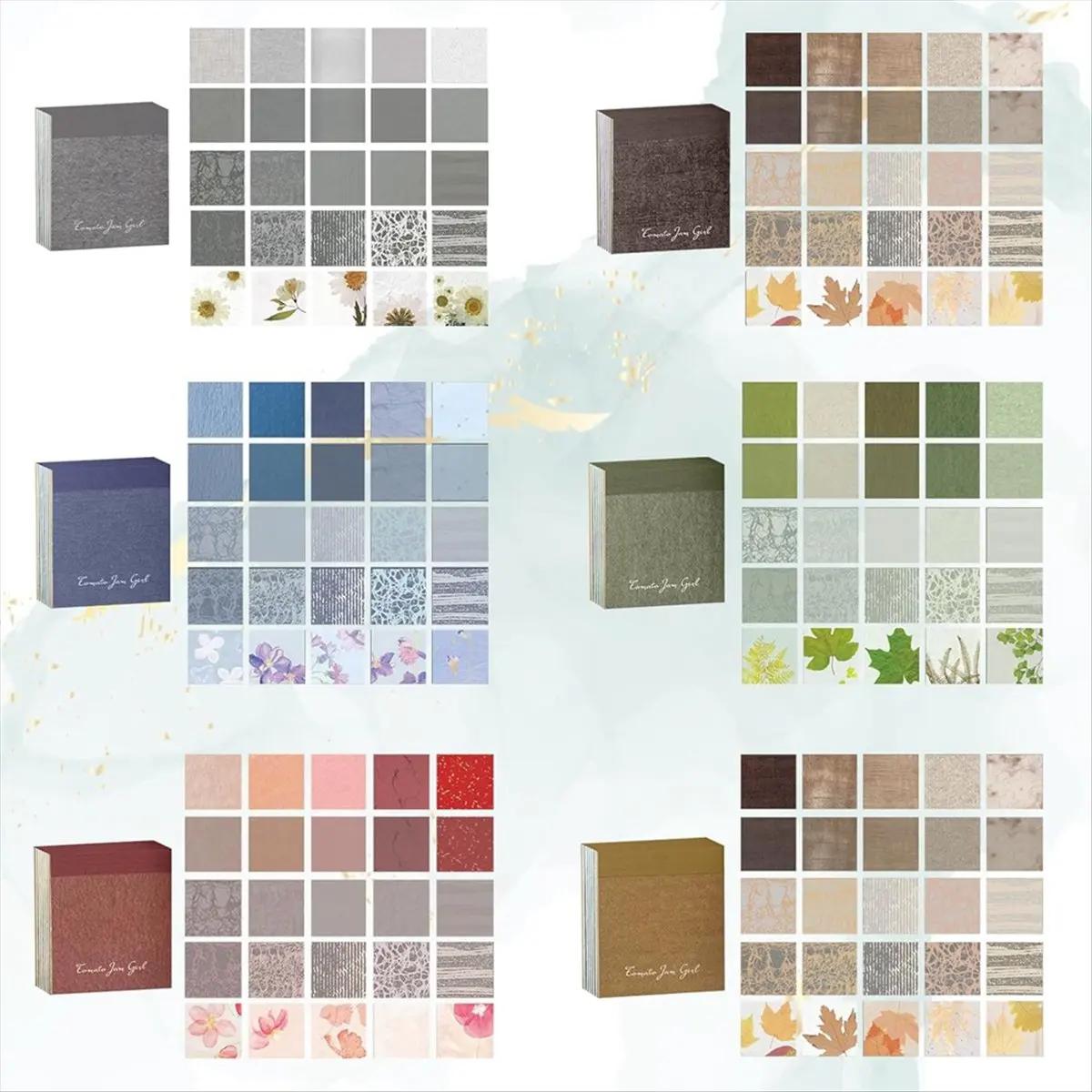 

Бумага для скрапбукинга A22I, 300 листов, винтажный стиль, 2,4x2,4 дюйма, материалы для ведения дневников, эстетичная декоративная канцелярия