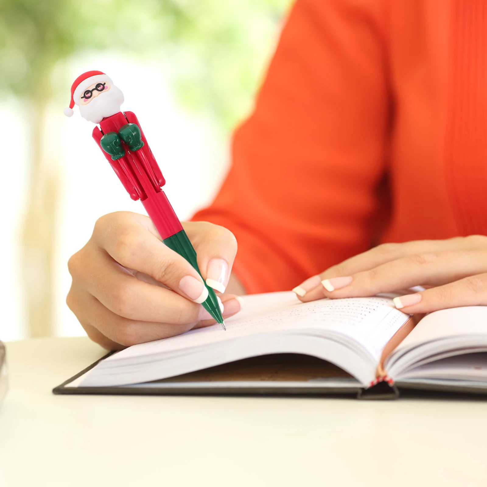

Christmas Boxing Pen Chirstmas Pens Dog Writing Christmascolorful Ballpoint Buttons Number Candy Cane