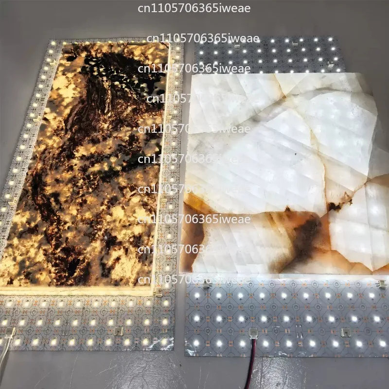 240X10000mm LED Flexible Lamp Translucent Light Board Luxury Stone Luminous Back Plate Island Marble Background Wall Backlight
