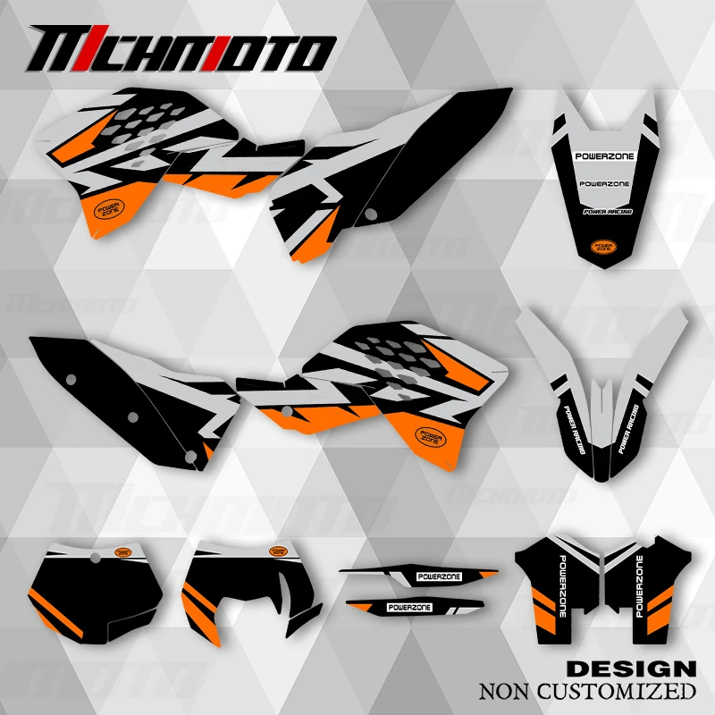

MCHMFG новый стиль графические наклейки наборы наклеек для KTM EXC 2008 2009 2010 2011 SXF 2007 2008 2009 2010